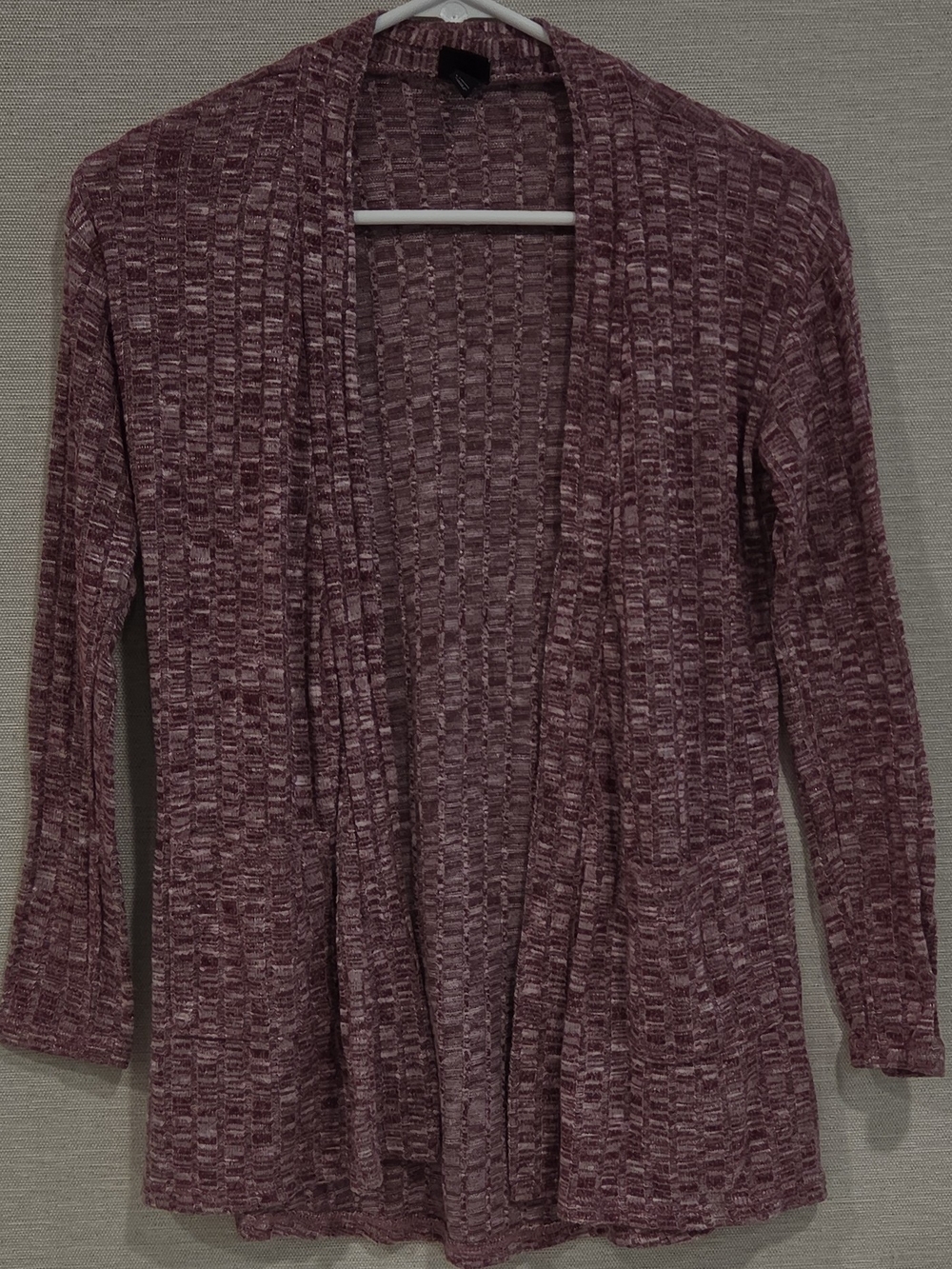 art class Open-Front Cardigan Sweater in Dusty Mauve